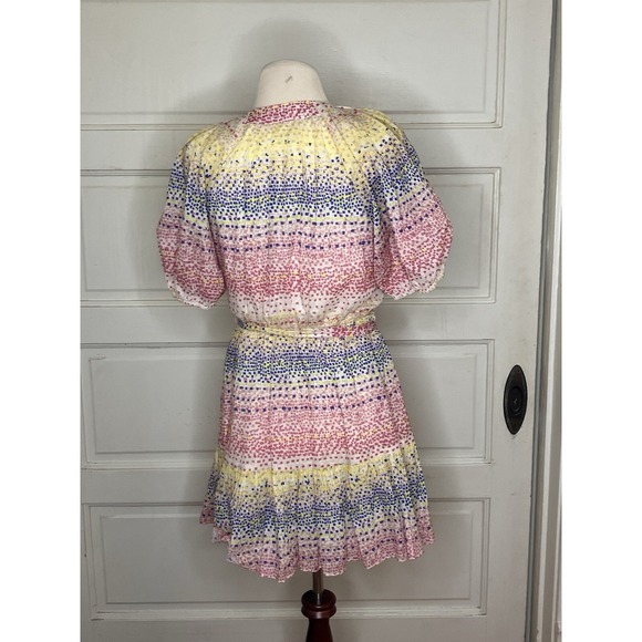 Willa Story racheal DRESS Sz XS  short Sleeve multicolor  Grannycore prairie - Picture 5 of 8